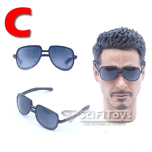 1:6 Sunglasses glasses Custom Accessories suit Hawkeye and Tony Stark Figures