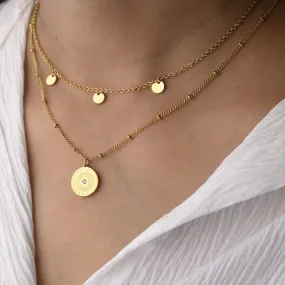 18K Gold-Filled Satellite Chain Necklace For Women