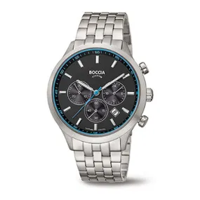 3750-04 Boccia Titanium Mens Chronograph Watch