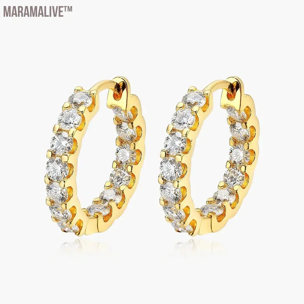 925 Silver Moissanite Wedding Earrings Gift for Women