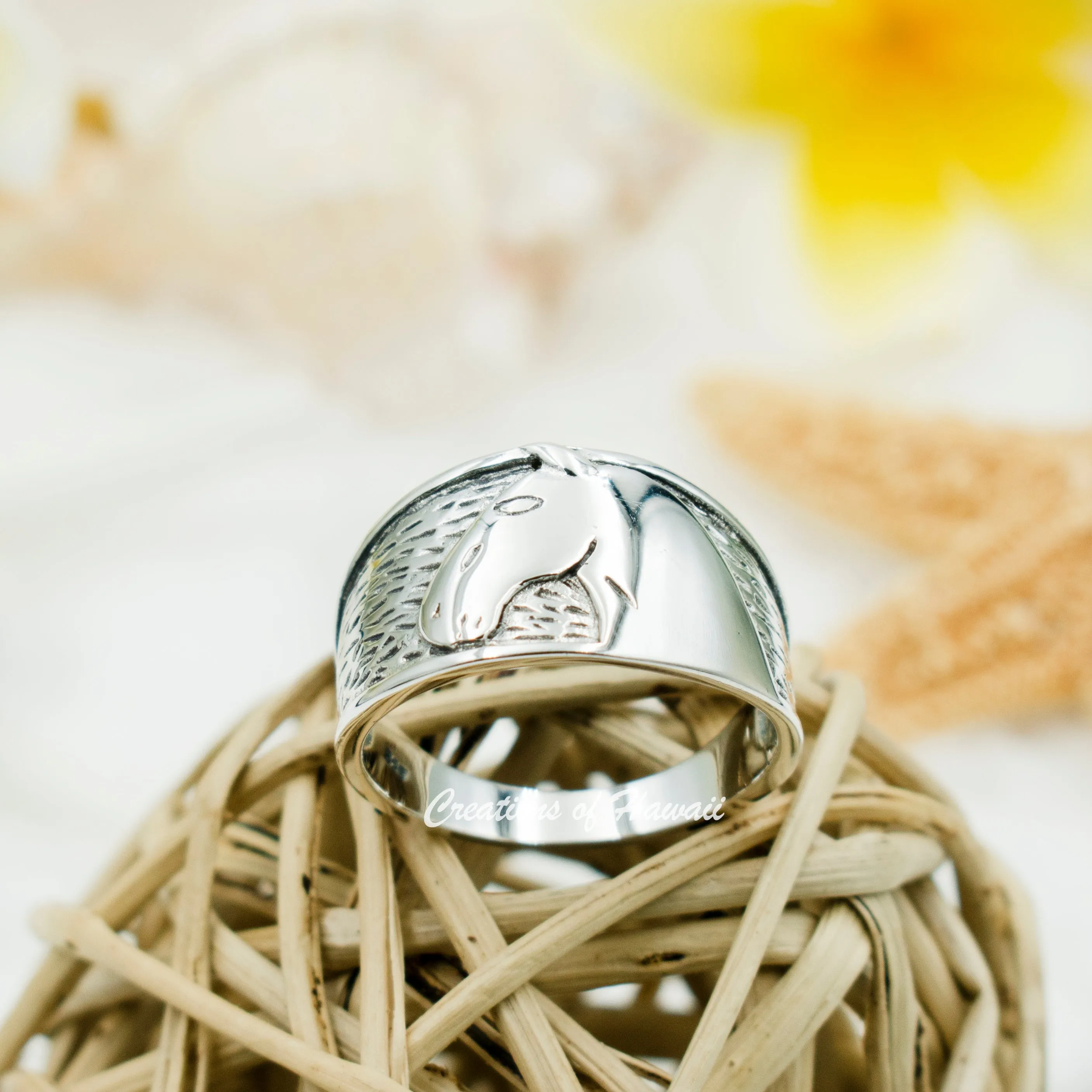 925 Sterling Silver Horse Face Ring for Boys, Men & Women.  15mm Wide Farmer, Country, County, State Fair, Horse Racetrack Statement Ring.