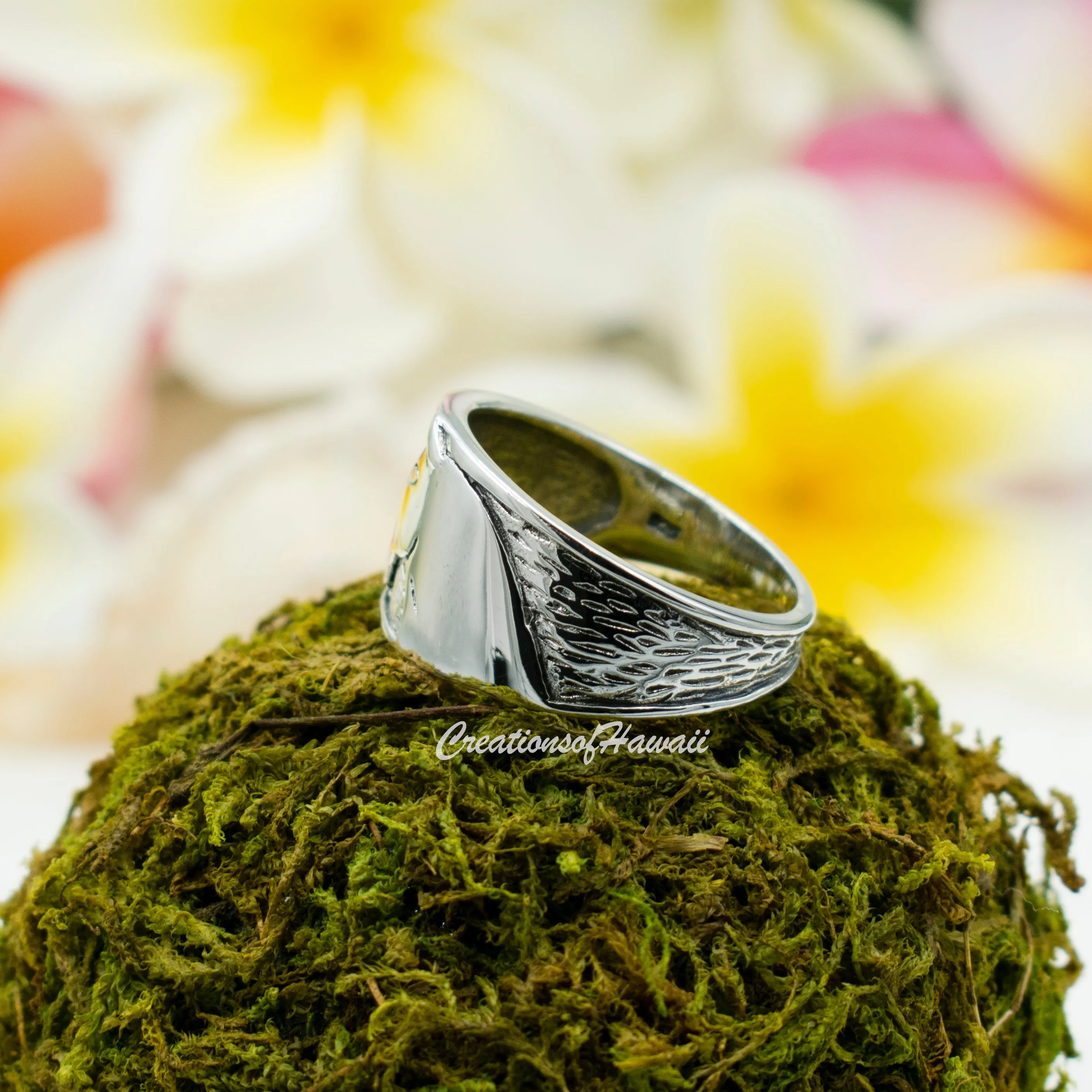 925 Sterling Silver Horse Face Ring for Boys, Men & Women.  15mm Wide Farmer, Country, County, State Fair, Horse Racetrack Statement Ring.