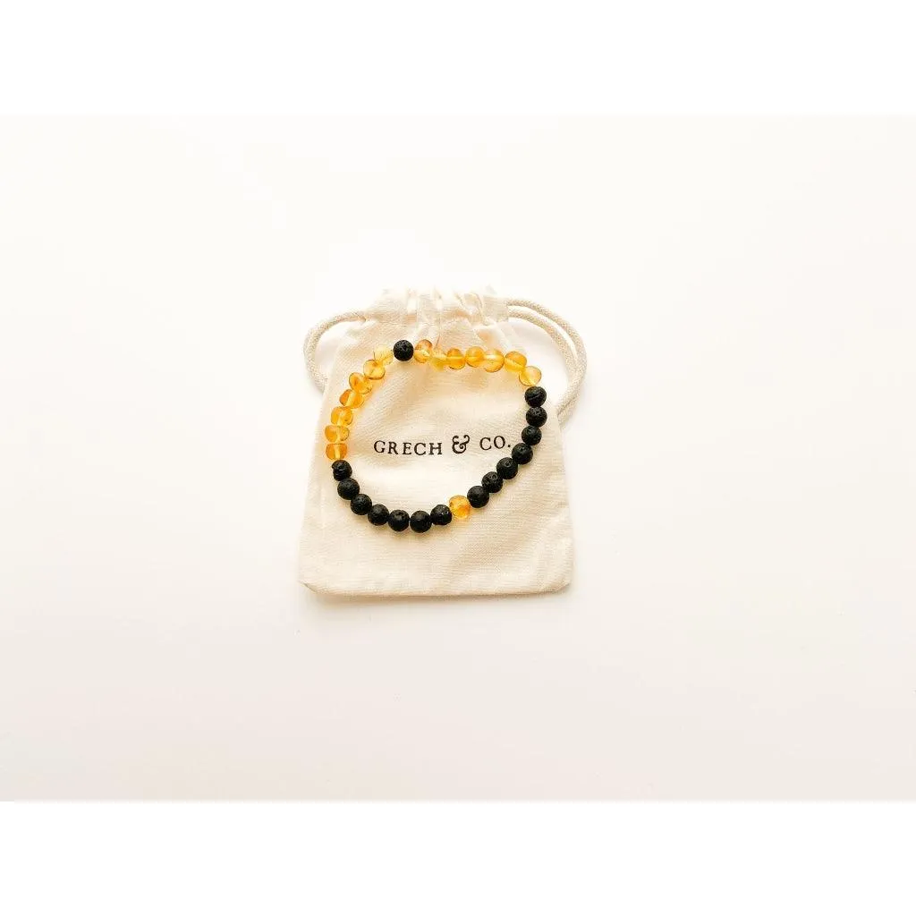 Adult Amber Bracelet 18 cm - Enlighten Ying&Yang