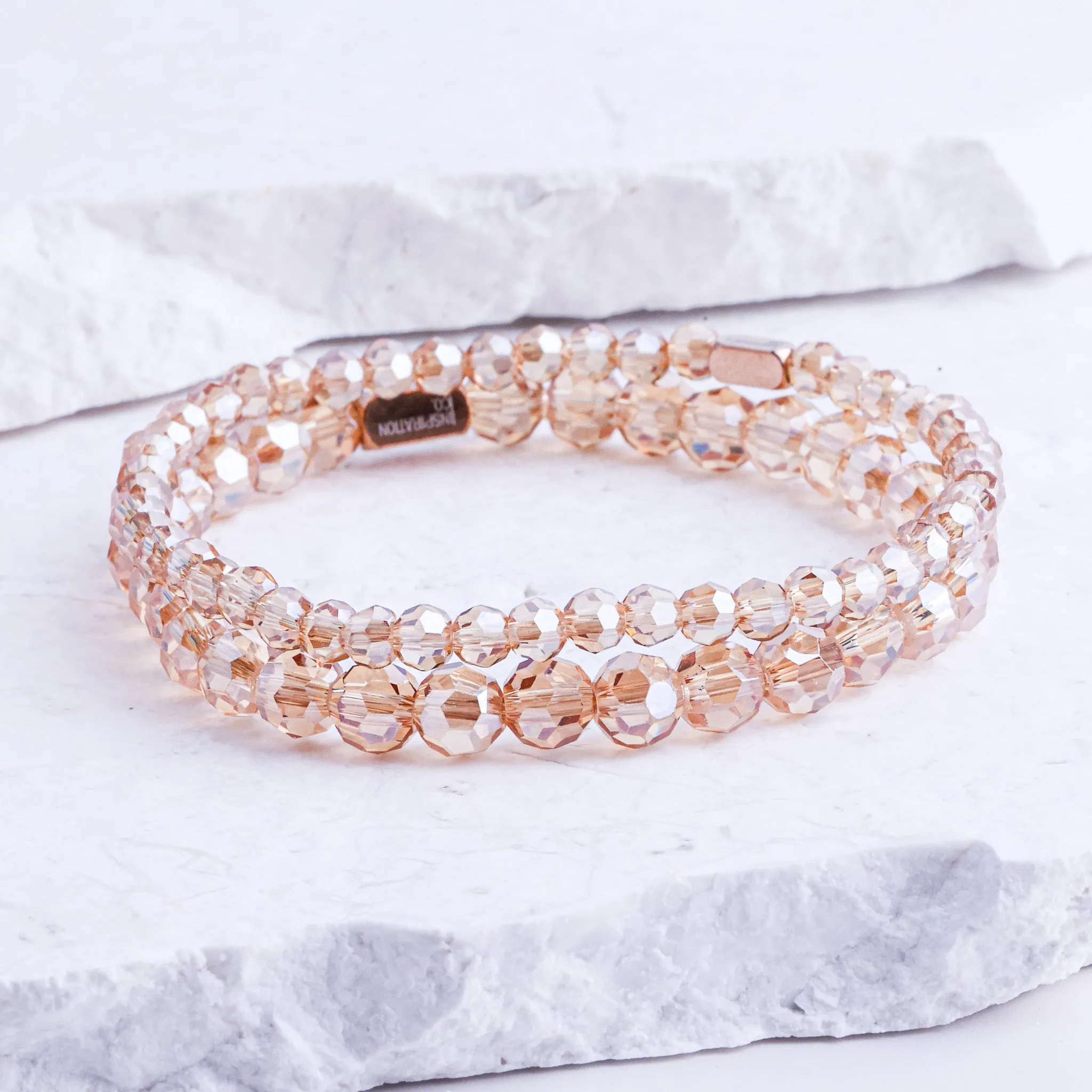 AMBER CRYSTAL- ACCENT BRACELET