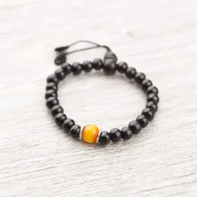 Amber Rosewood Wrist Mala