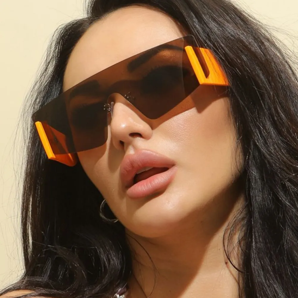 American Concessed Rimless Sunglasses