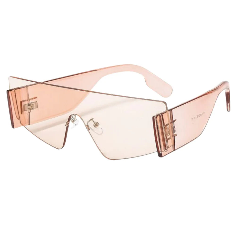 American Concessed Rimless Sunglasses