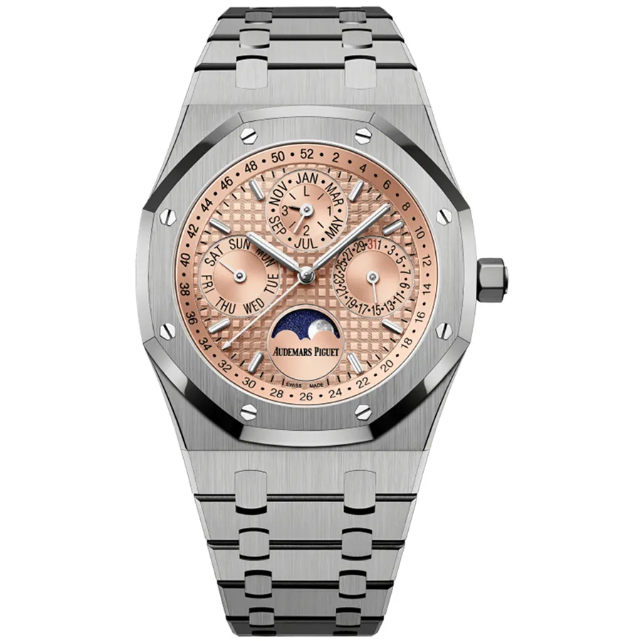 Audemars Piguet Royal Oak Perpetual Calendar 41mm 26615TI.OO.1220TI.01 Salmon Dial