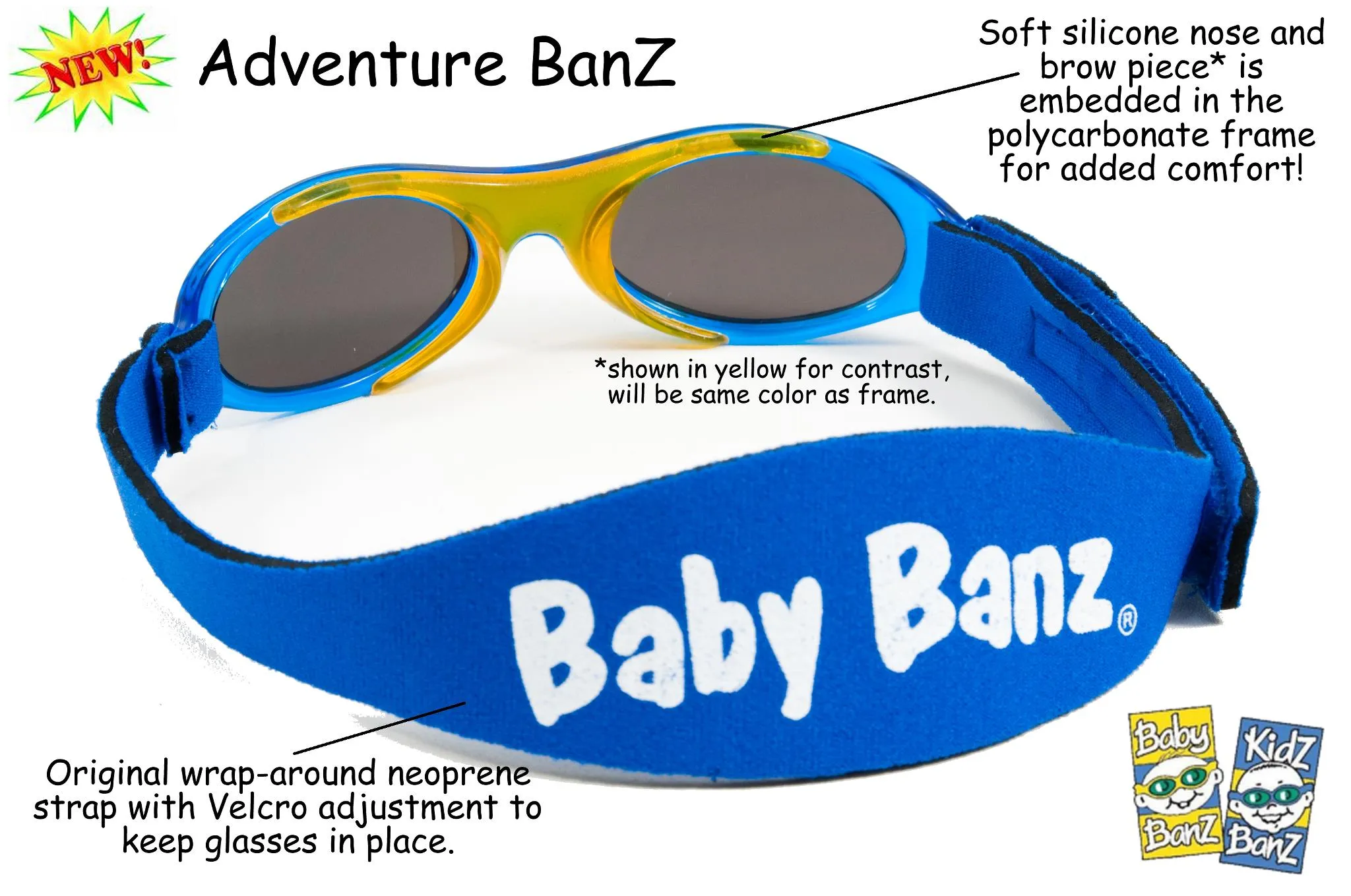 Baby Adventure Banz Camo Blue Sunglasses for under 2 years