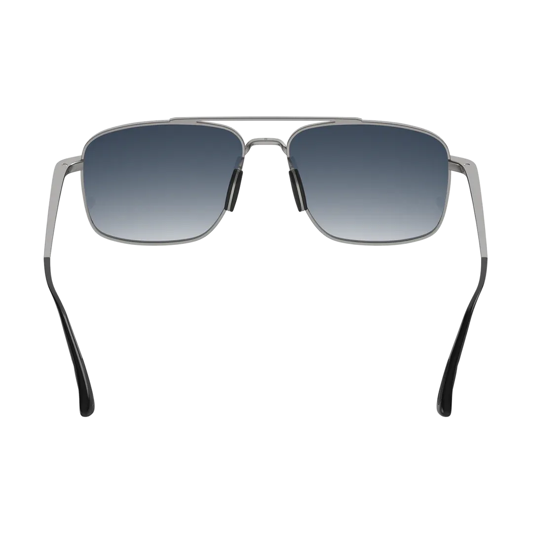 BEX Accel Matte Silver/Sapphire Ombre Sunglasses - S140SLSP