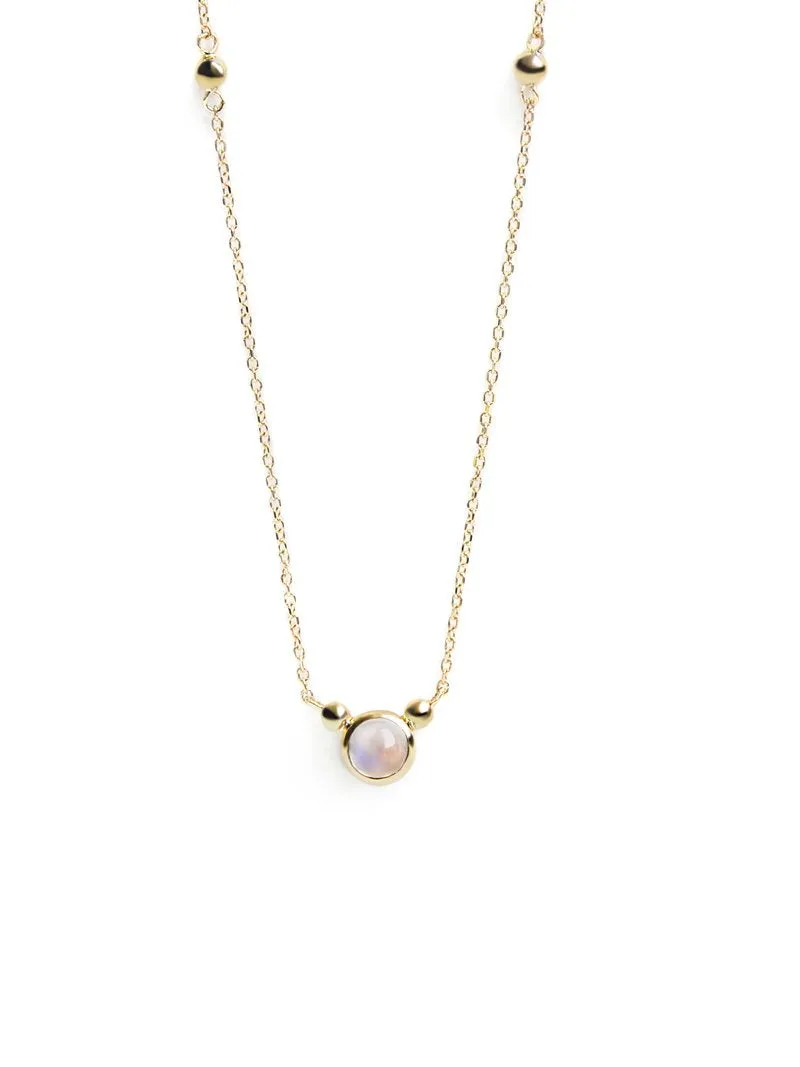 Bonheur Birthstone Necklace - Gold