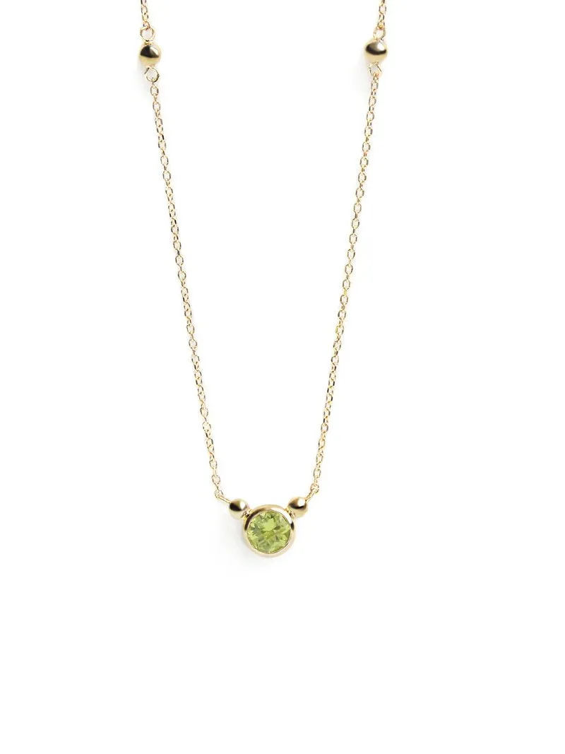 Bonheur Birthstone Necklace - Gold