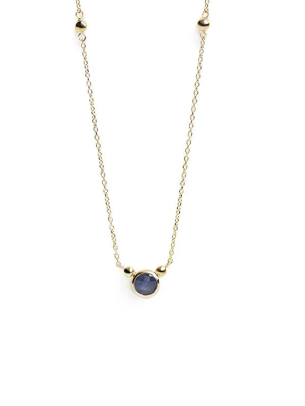 Bonheur Birthstone Necklace - Gold