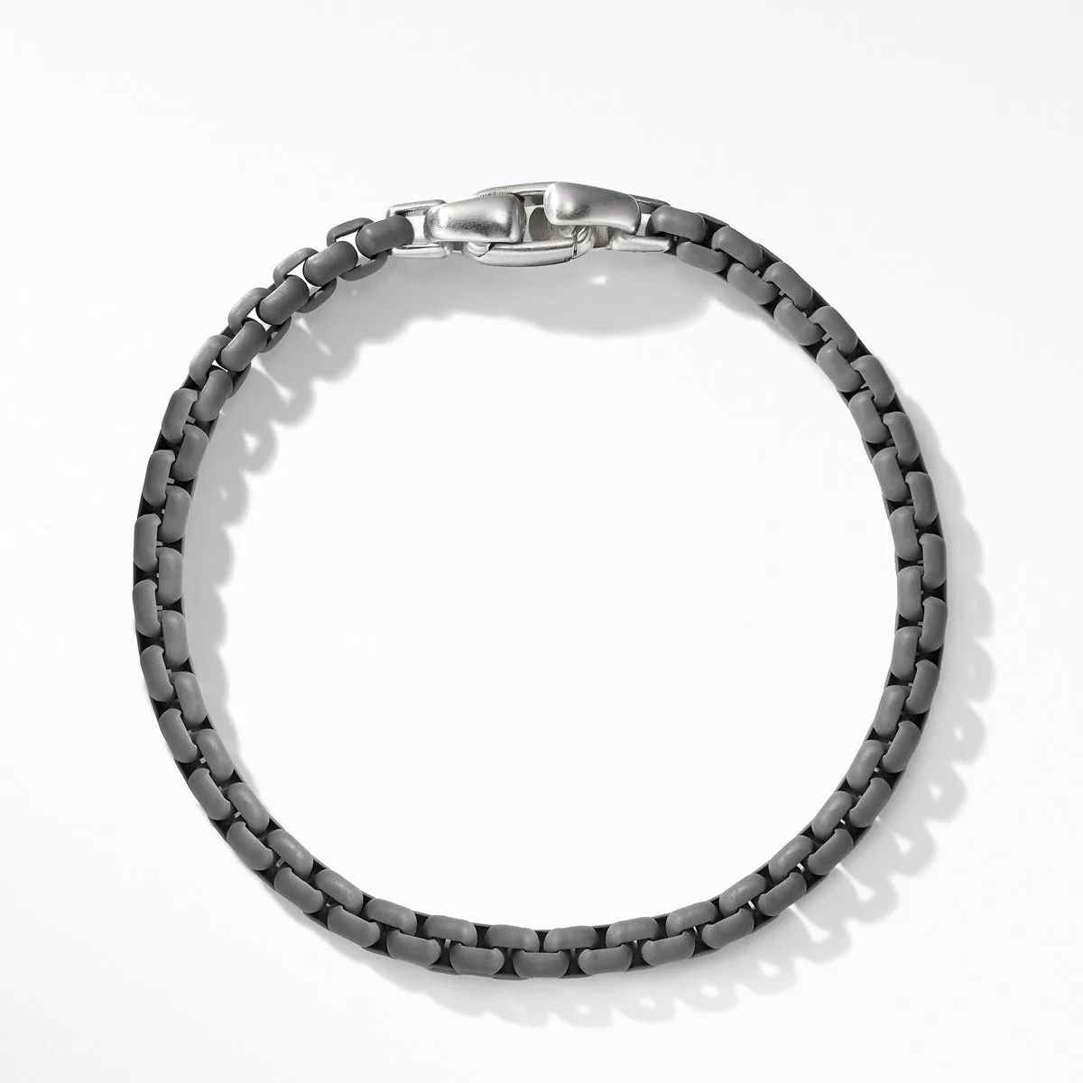 Box Chain Bracelet in Grey