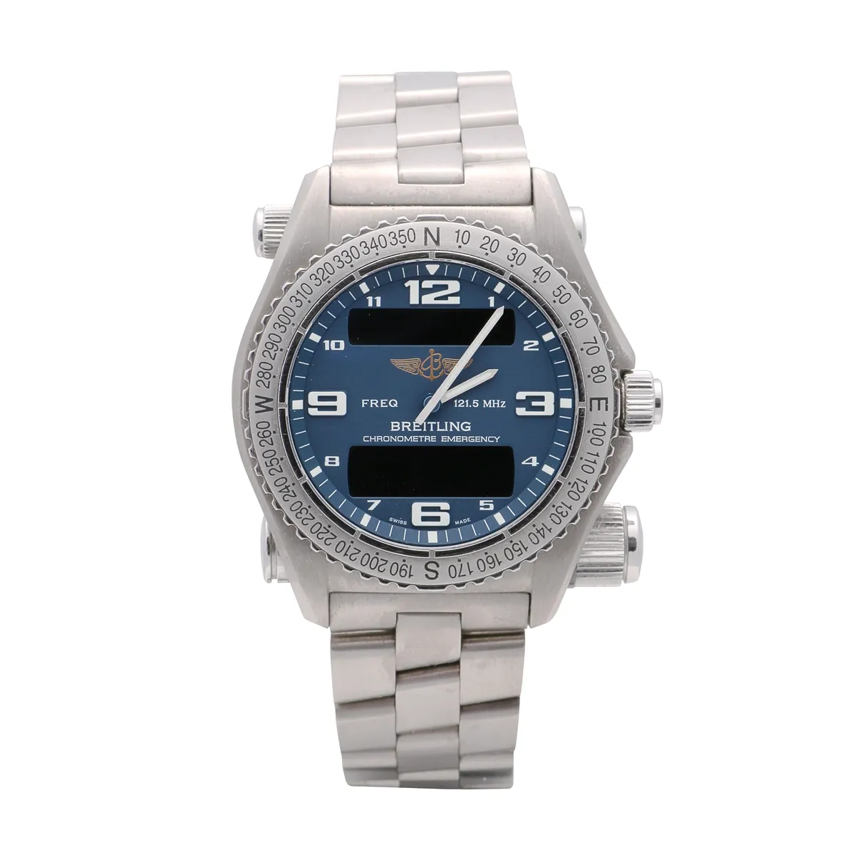 Breitling Emergency Titainum Digital Analog Watch 43mm E76321 (Preowned)(SOLD AS IS)