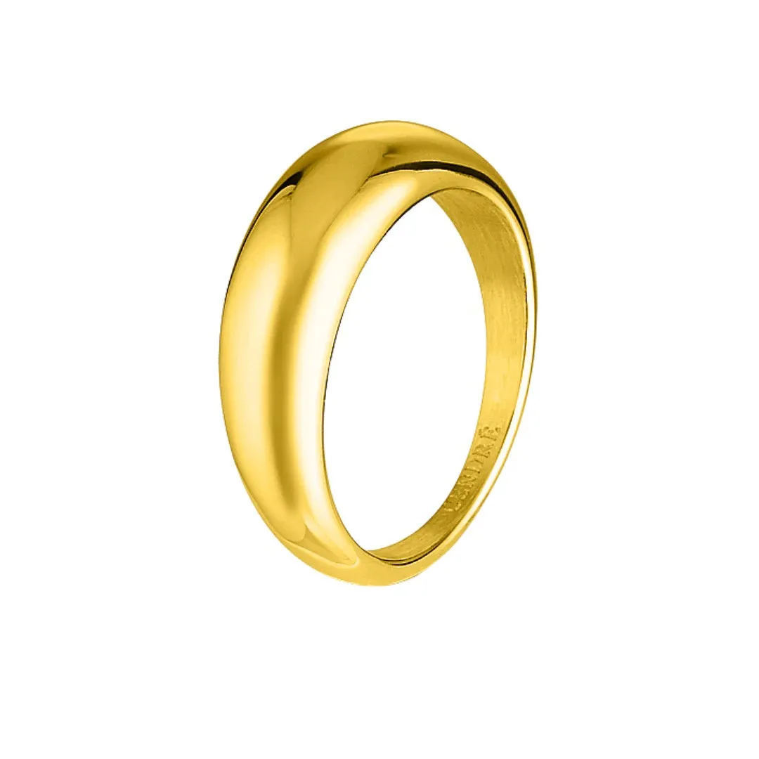 Cendre Pia Dome Ring | Gold