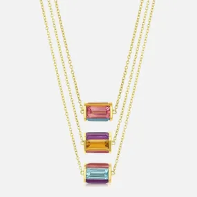 Chroma Illusion Pendant Necklace