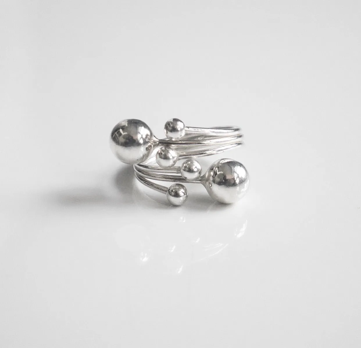 Classic Caviar .925 Sterling Silver Ring