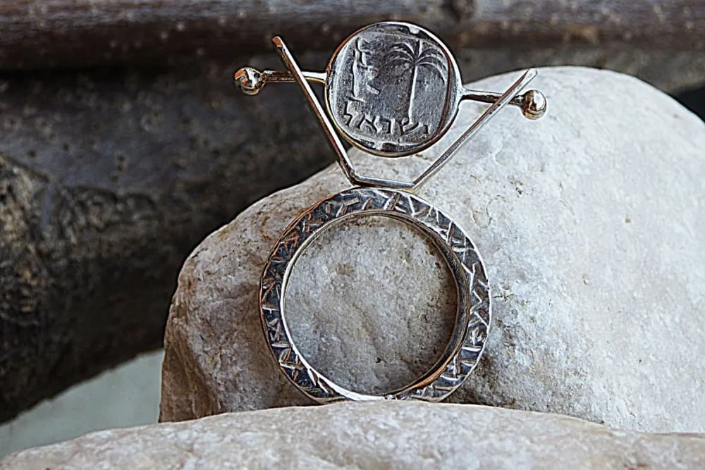 Coin silver ring