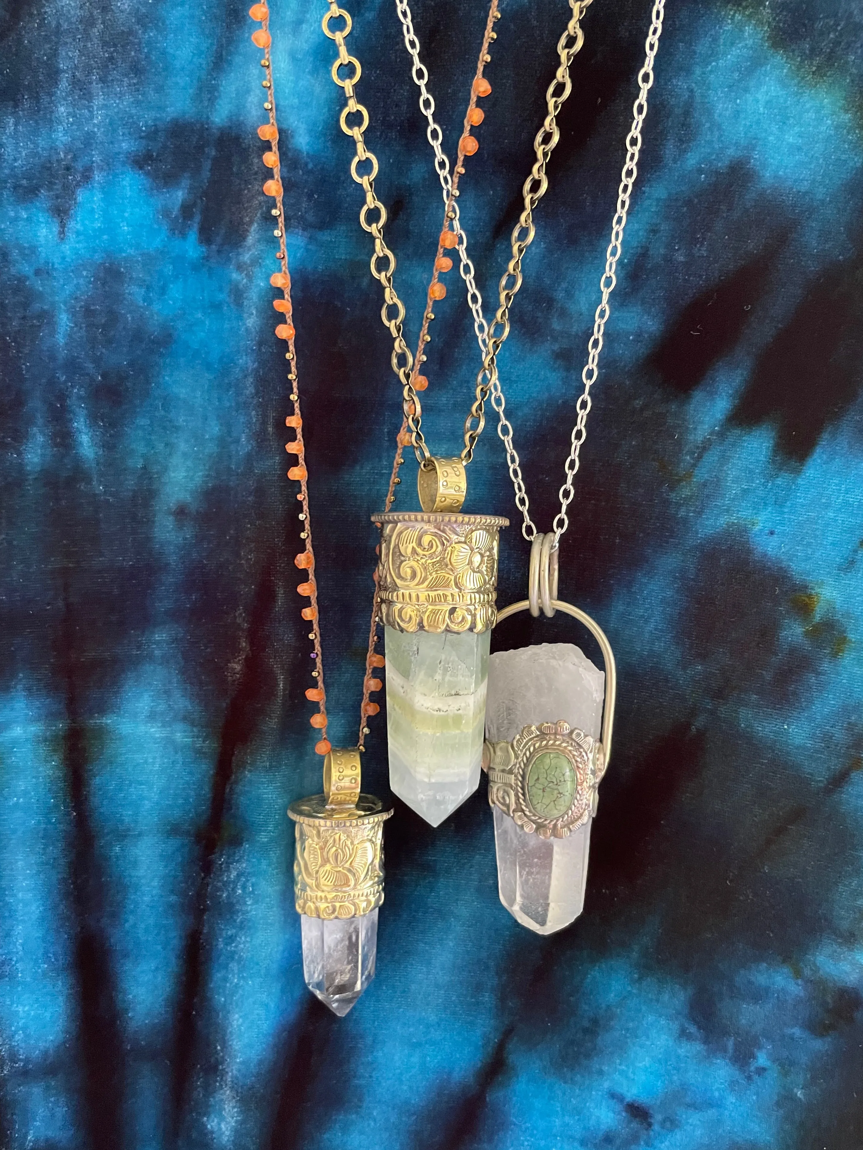 COSMIC LOVE CRYSTAL NECKLACES