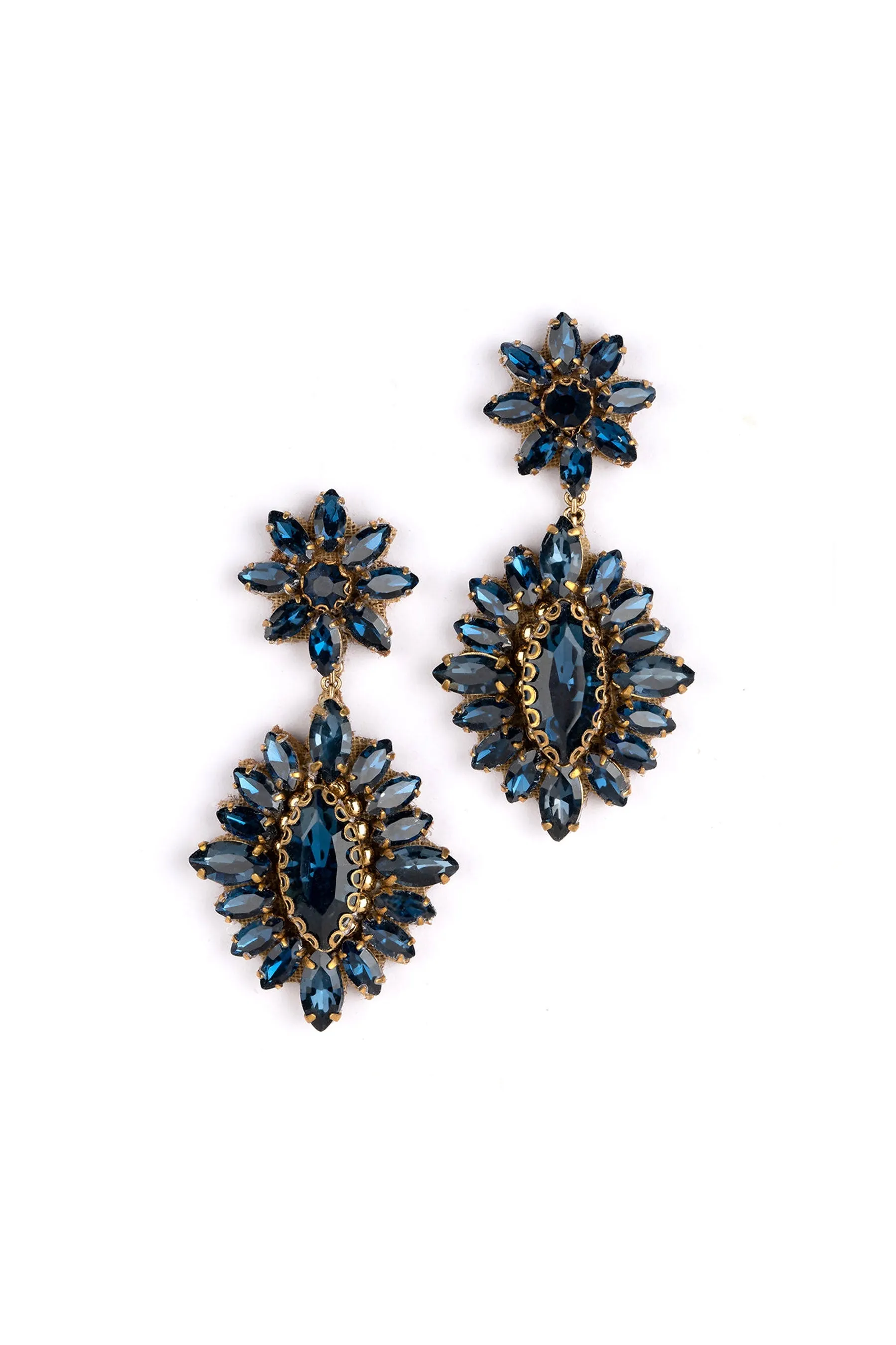 Deepa Gurnani Alianah Earring - Sapphire