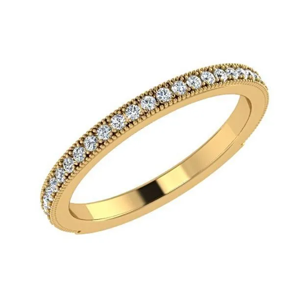 Diamond Stacked Bands Anniversary Rings 18k Gold 1.74 cwt