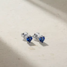 Dilara Sapphire Stud Earrings