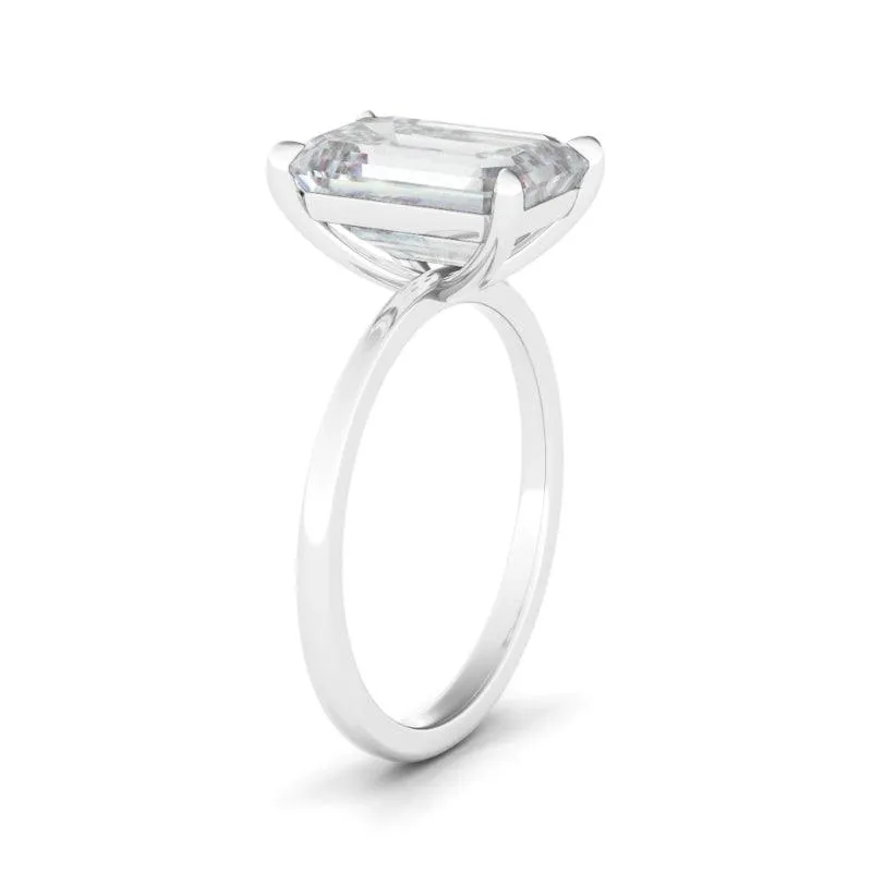 Emerald Cut Diamond Ring