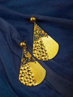 Fan Earrings Gold