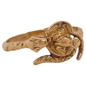 Frog and Snake Nature Ring