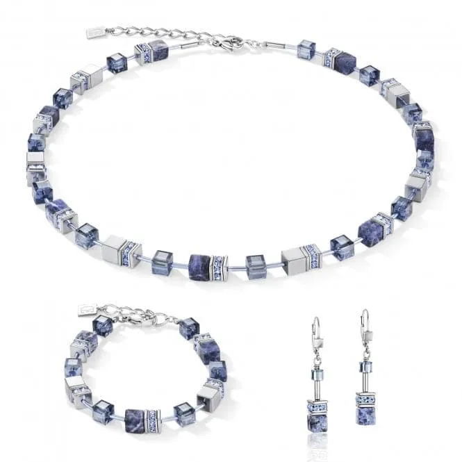 GeoCUBE® Sodalite & Haematite Blue Bracelet 4017/30-0700