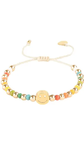 GOLDEN SMILEY BRACELET | MISHKY