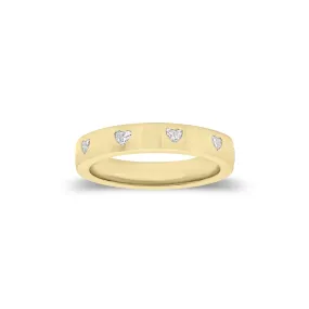 Heart Diamond Stackable Ring