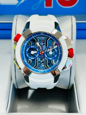 Jacob & Co. Epic X Chrono Messi 47 EC313.20.PE.LL.K Titanium Blue Dial Box and Papers