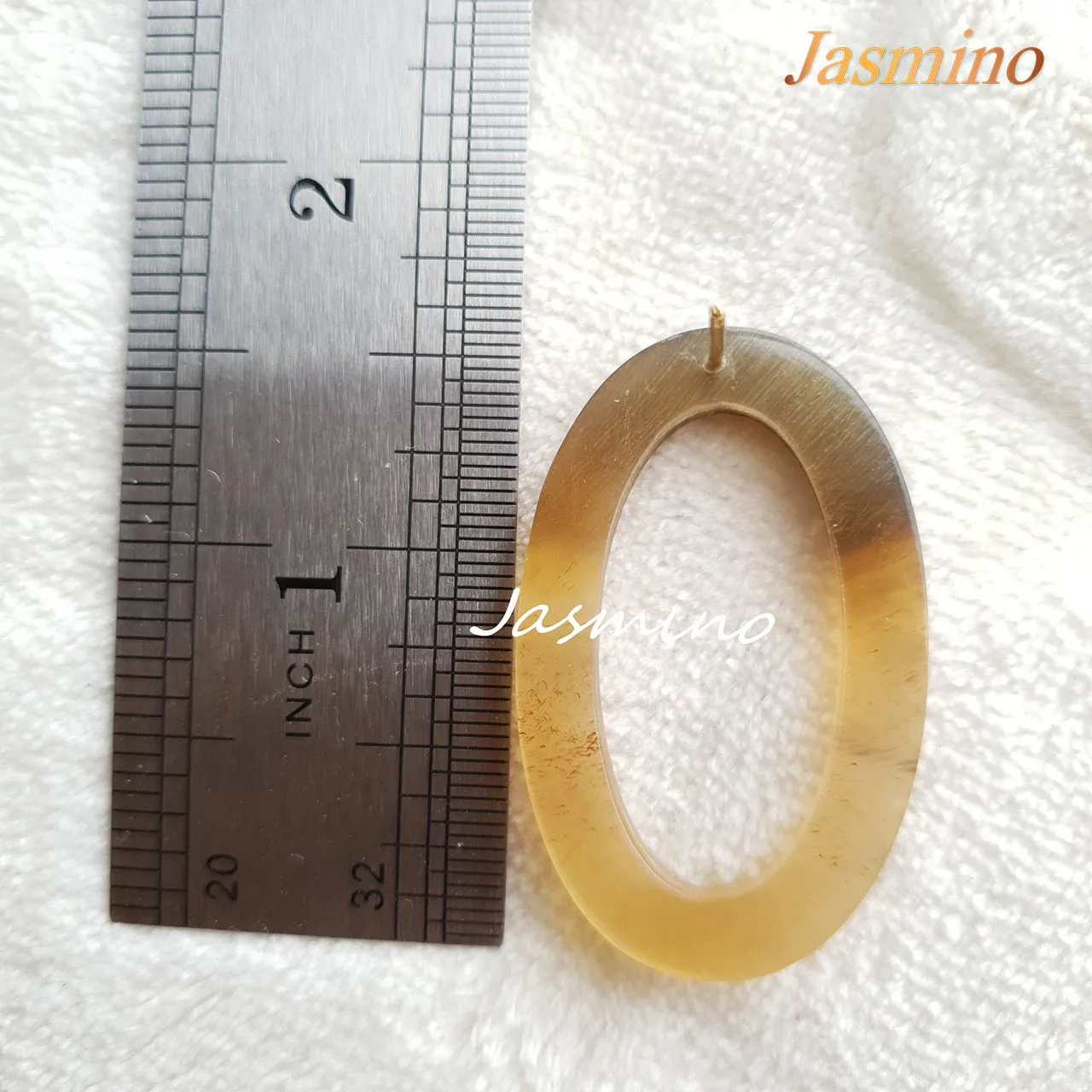 Jasmino Women Amber Oval Cluster Earrings Unique Gifts For Her Made By Natural Buffalo Horn