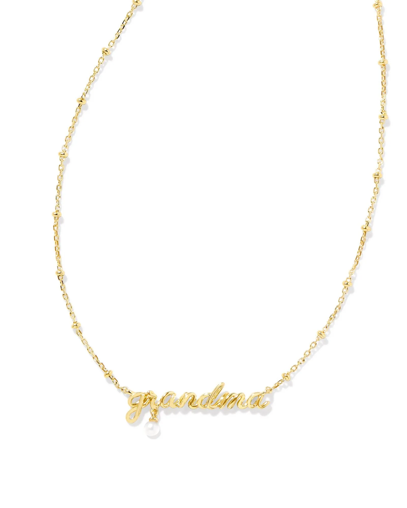 Kendra Scott "Grandma" Script Pendant Necklace