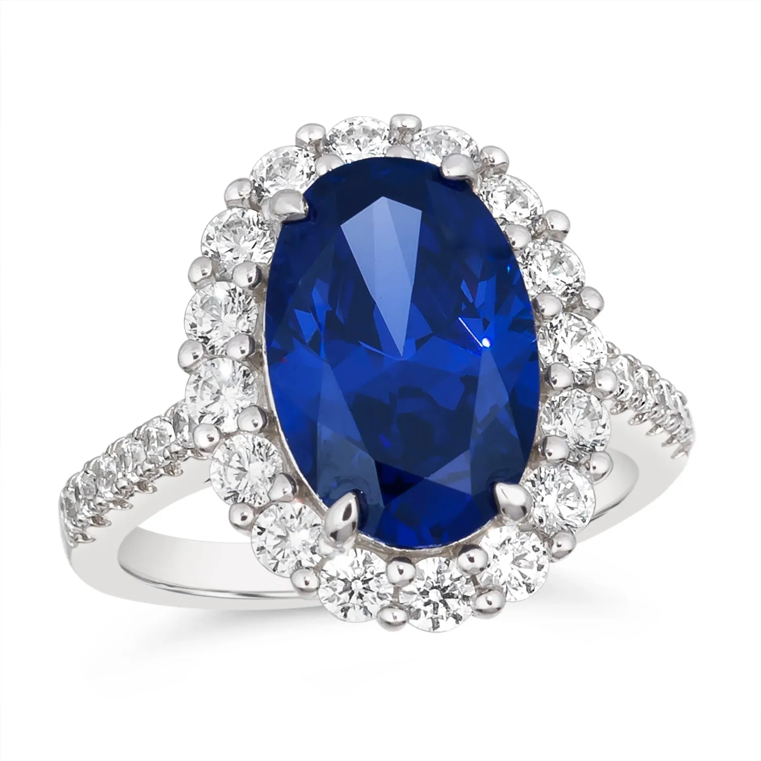 Kennedy Oval Crystalline Ring