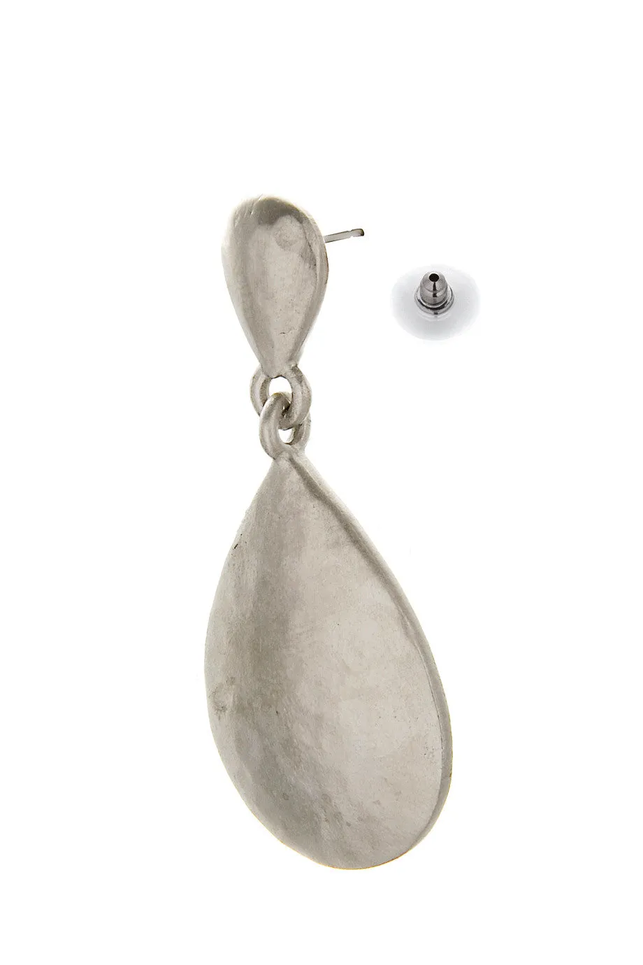 KENNETH JAY LANE TEARDROP Silver Earrings