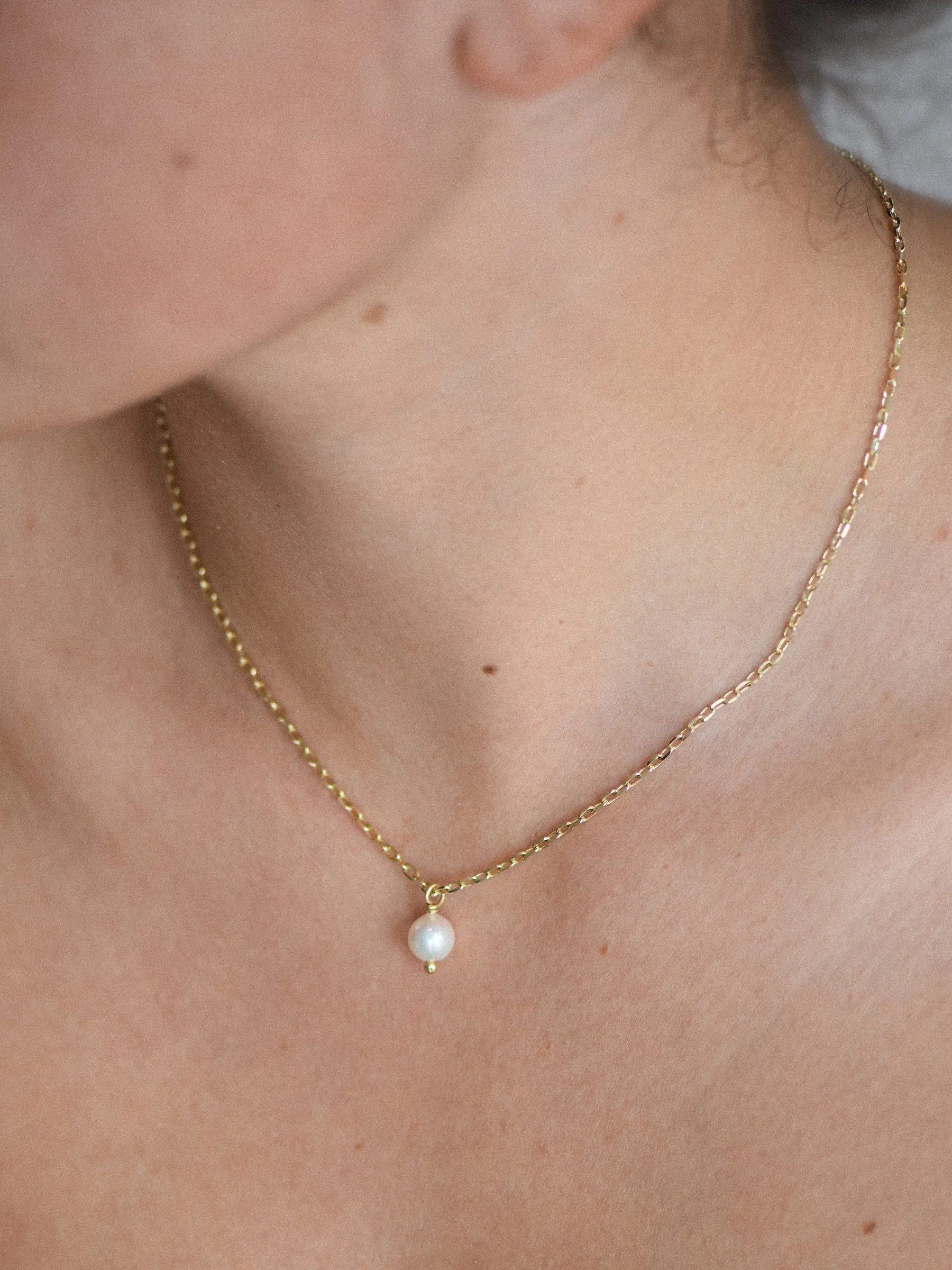 La Akoya Necklace | 9k Gold