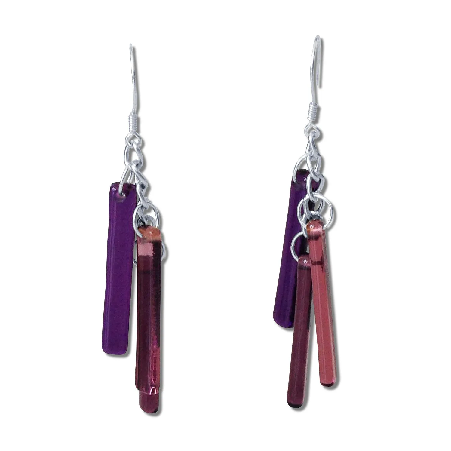 LTRAC Glass Earrings - Cherry