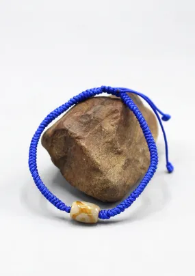 Lucky Knot Tibetan Bracelet with Dzi Bead Counter