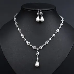 Luxy Moon Birthstone Cubic Zirconia Wedding Jewelry Sets