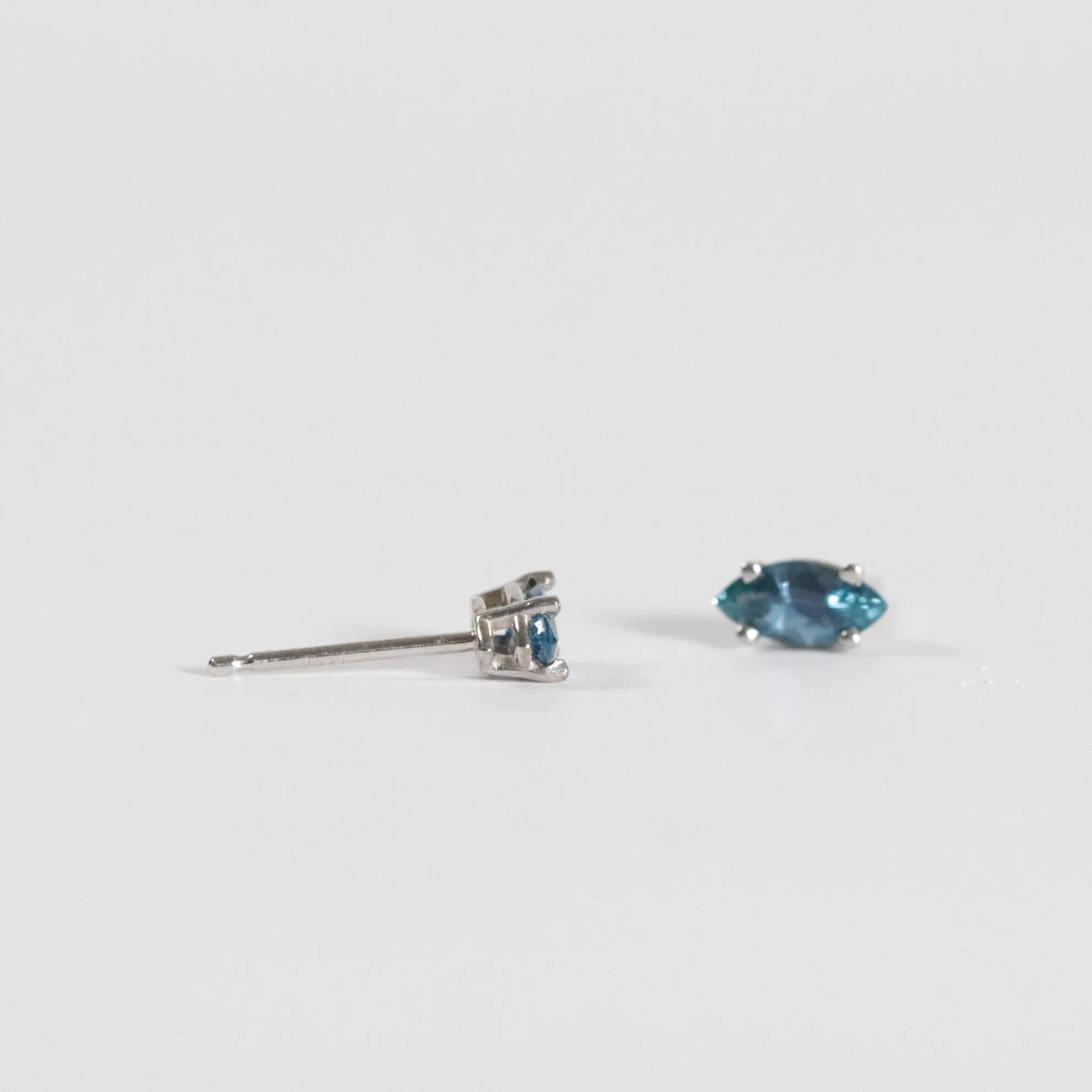 Marquise Yogo Sapphire Studs