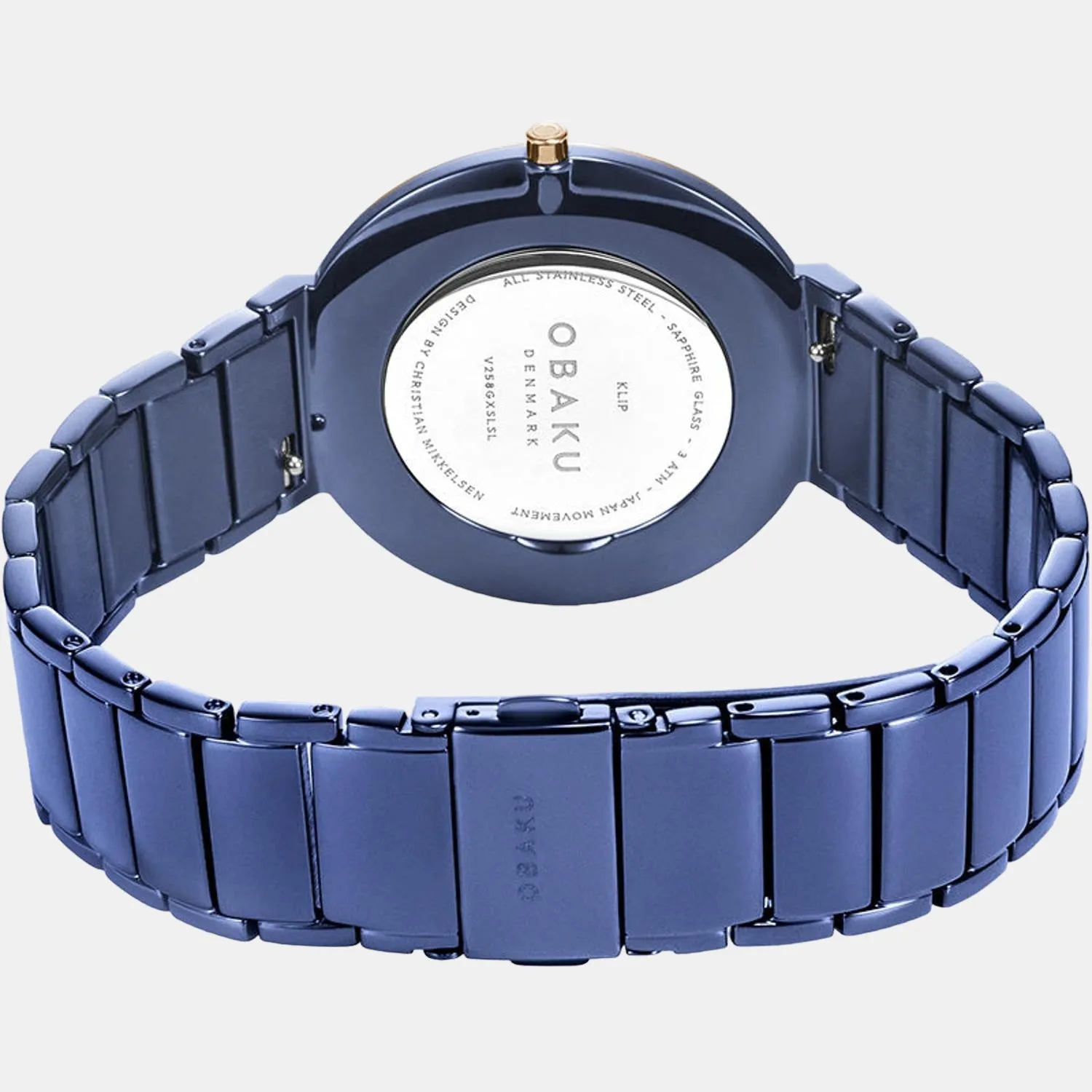 Men's Blue Analog Stainless Steel Watch V258GXSLSL