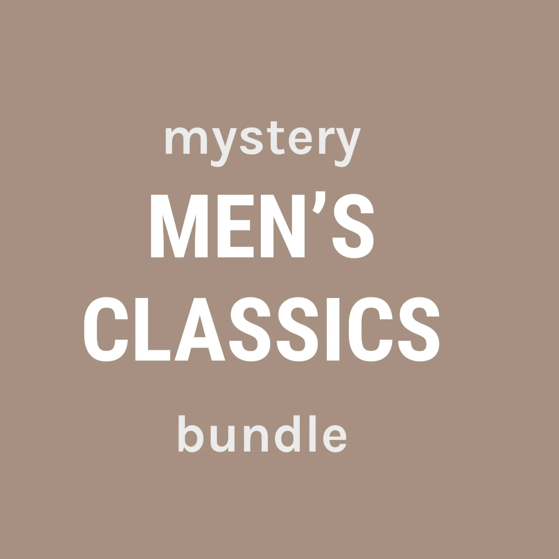 Men's Classics 3-Piece Mystery Bundle