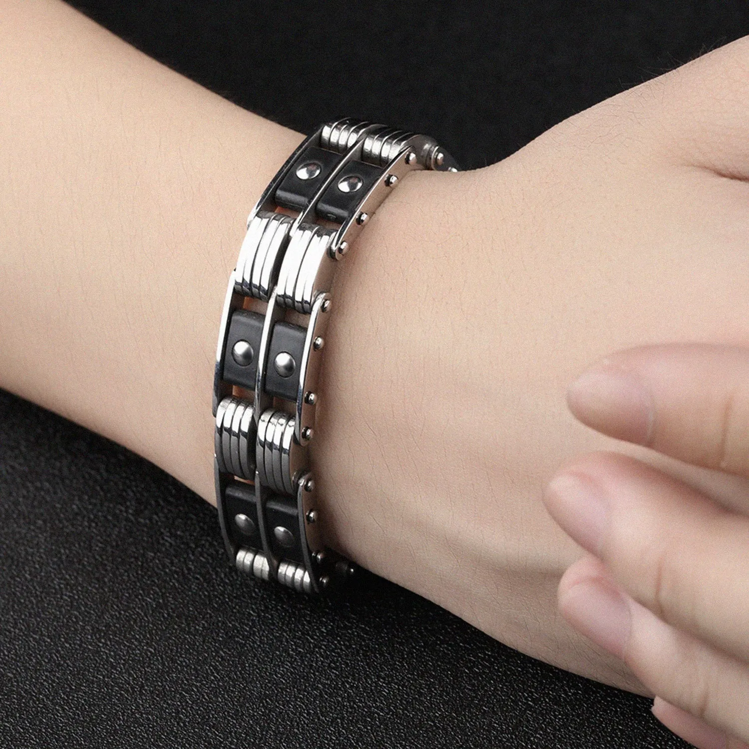 Men's Fashion Black Magic Bracelet