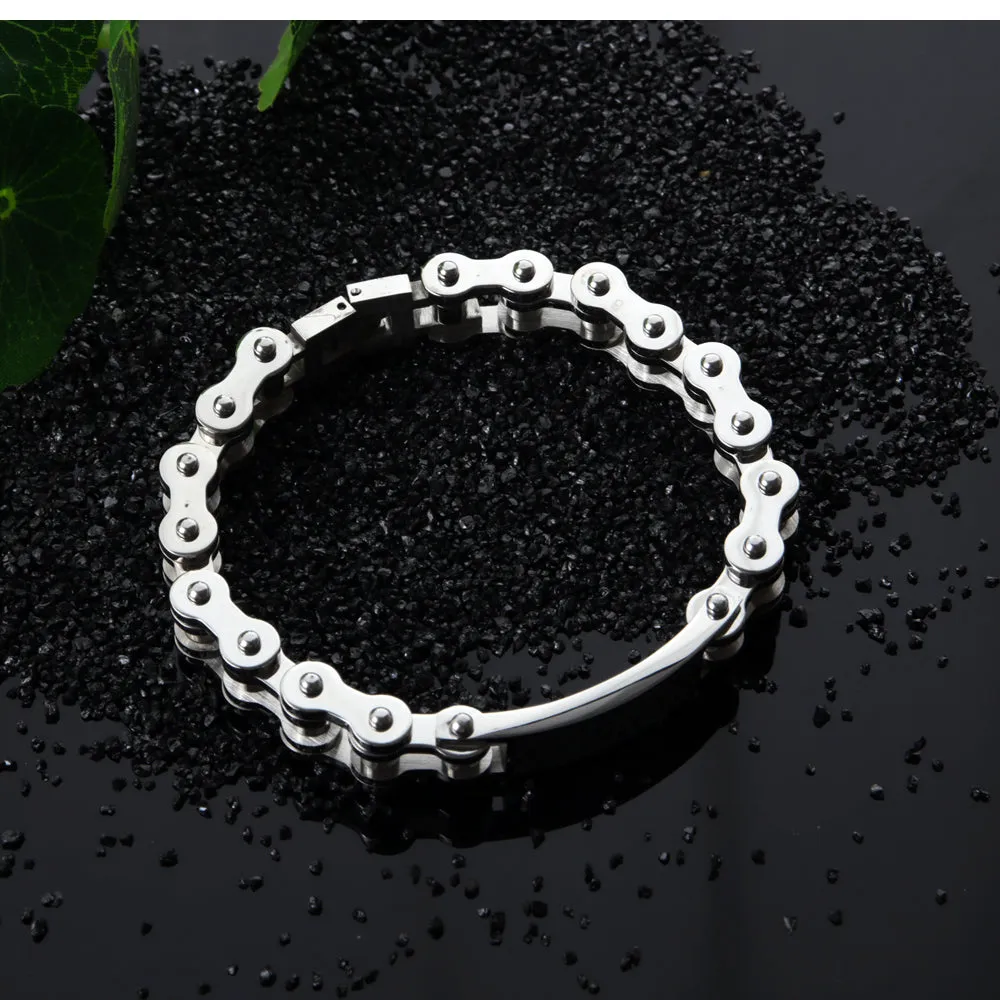 Men's Fashion Harley Bike Cross Bracelet