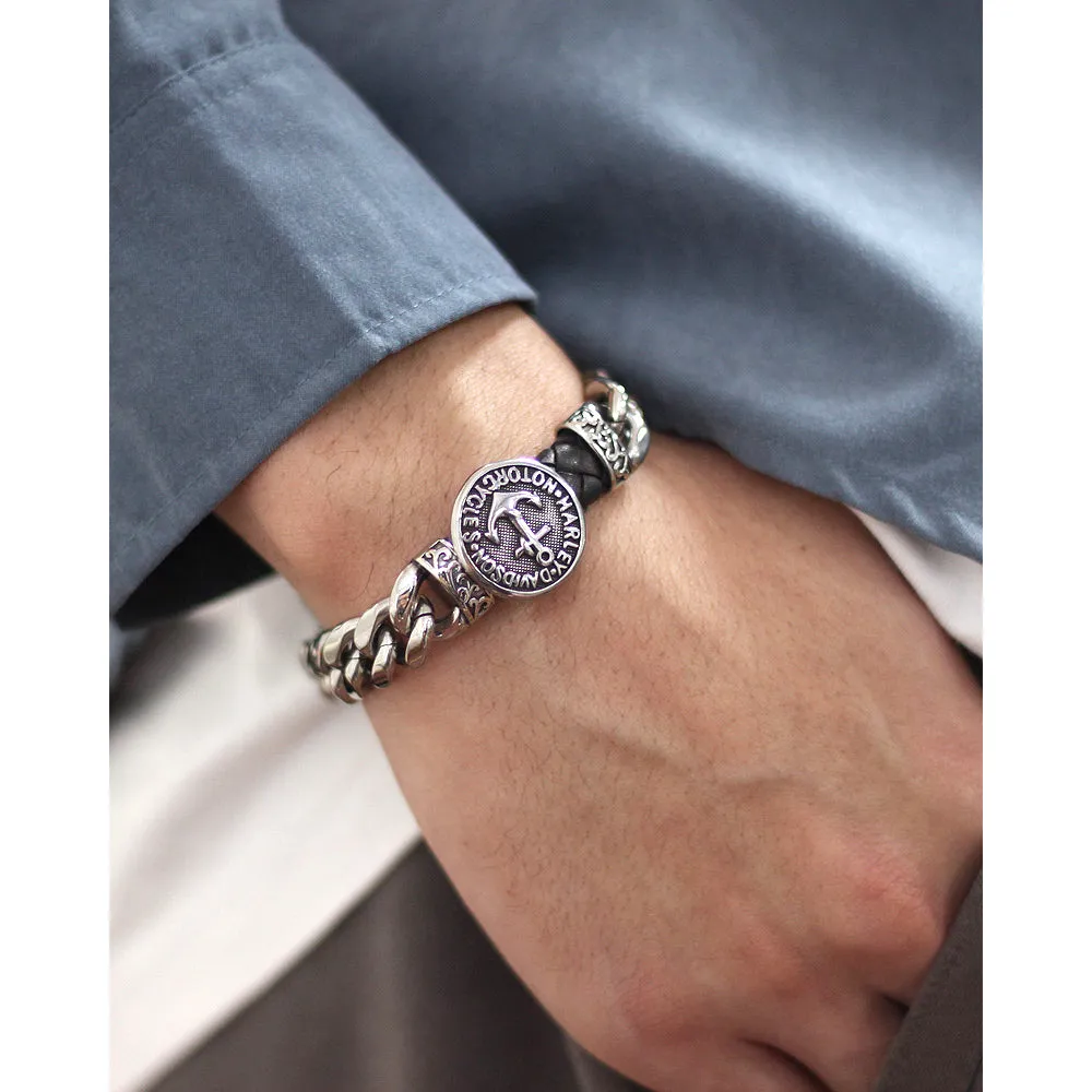 Men's Fashion Lucky Anchor Bracelet