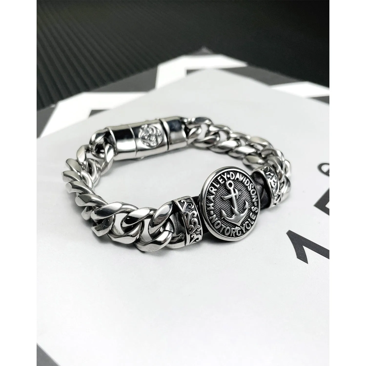 Men's Fashion Lucky Anchor Bracelet