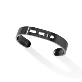 MESSIKA, MOVE TITANIUM BLACK BANGLE